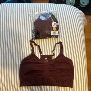 2-Pack Kindred Bravely Nursing Sports Bras (Fig)